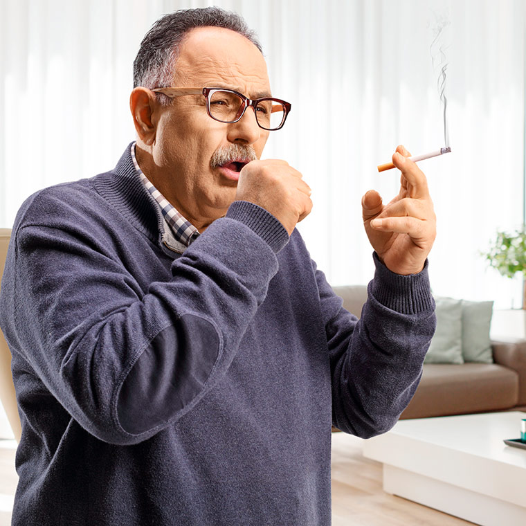 El tabaquismo es la causa principal del cáncer de pulmón.