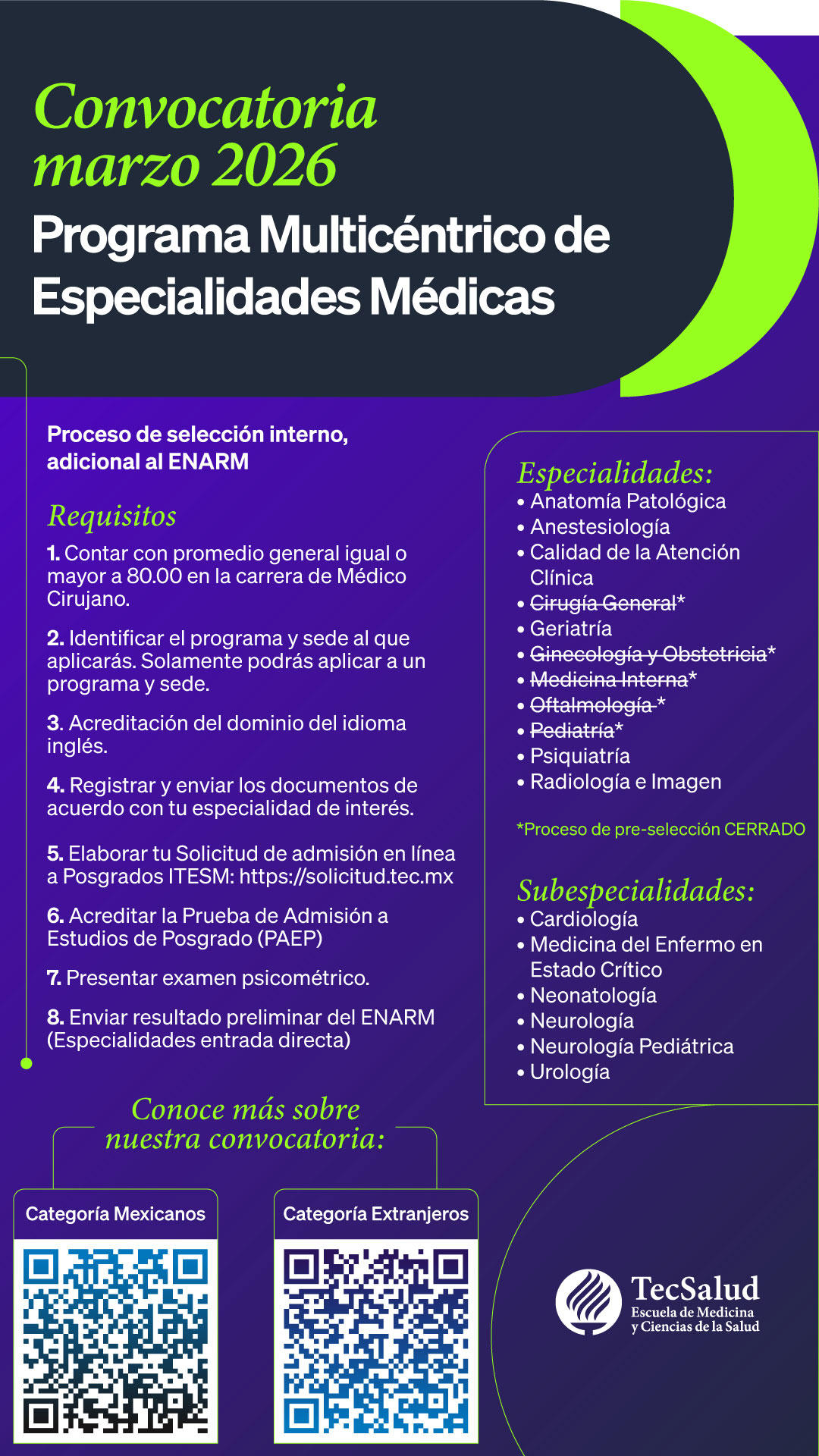 Convocatoria 2026