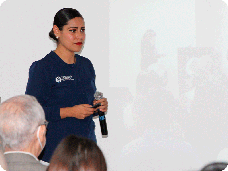 Martha Elena Platas, líder de Certificaciones Internacionales de Enfermería TecSalud.