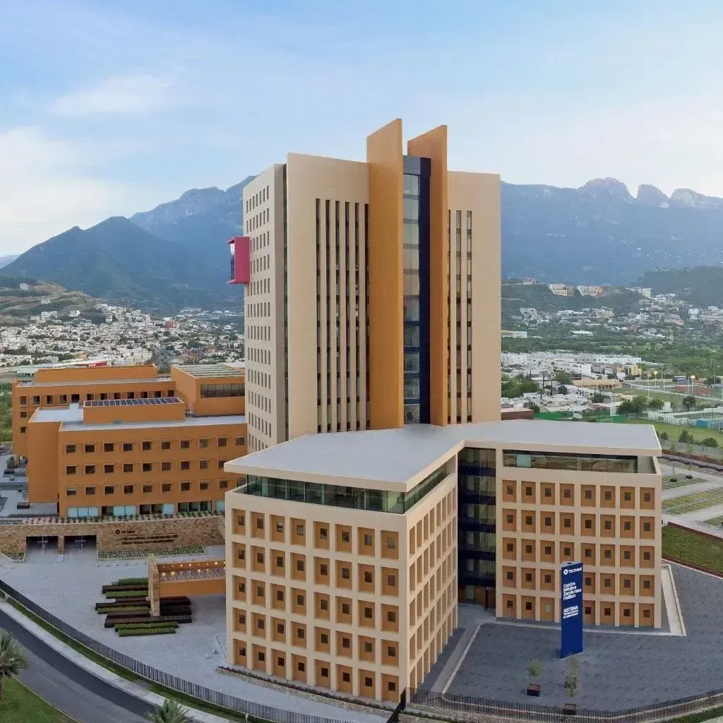 Vista aérea del Hospital Zambrano Hellion TecSalud