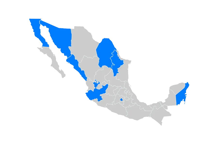TecSalud Network suma 15 hospitales afiliados a lo largo del país.